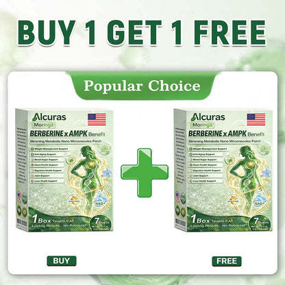 🔥Official Store| 🧑‍⚕️Alcuras® Moringa × Berberine × AMPK 8-Benefit Slimming & Metabolic Nano Microneedle Patch 🇺🇸 Just once a day · Visible changes in 7 days ✅ For obesity, loose skin, diabetes, sleep apnea, joint issues, and more