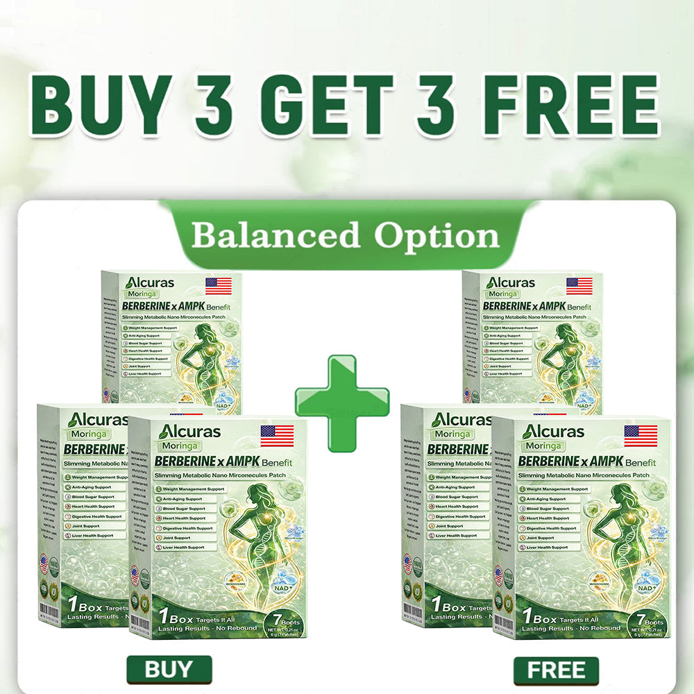 🔥Official Store| 🧑‍⚕️Alcuras® Moringa × Berberine × AMPK 8-Benefit Slimming & Metabolic Nano Microneedle Patch 🇺🇸 Just once a day · Visible changes in 7 days ✅ For obesity, loose skin, diabetes, sleep apnea, joint issues, and more