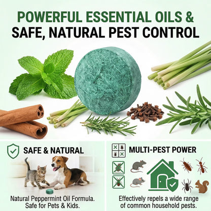 🚫🐀 12-Pack Popular Natural Rodent Repellent Balls