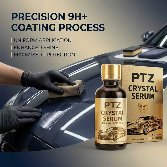 🔥LAST DAY 50% OFF - 🚗Crystal Serum – 9h Professional Ceramic Coating For Car Paint, Gloss & Protection