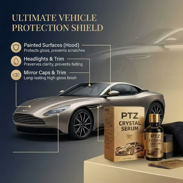 🔥LAST DAY 50% OFF - 🚗Crystal Serum – 9h Professional Ceramic Coating For Car Paint, Gloss & Protection