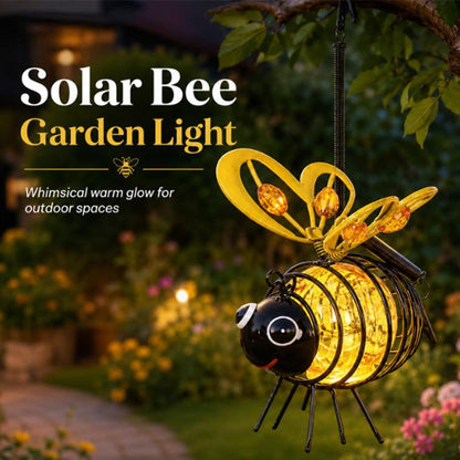 🌙🍃🪴 LIMITED-TIME 50% OFF! Hanging Solar Bee Light – Warm Amber Glow, Flicker-Free, Perfect for Garden Parties, Camping, or Kids' Rooms – Spread Joy Day and Night 🌞🌜