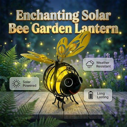 🌙🍃🪴 LIMITED-TIME 50% OFF! Hanging Solar Bee Light – Warm Amber Glow, Flicker-Free, Perfect for Garden Parties, Camping, or Kids' Rooms – Spread Joy Day and Night 🌞🌜