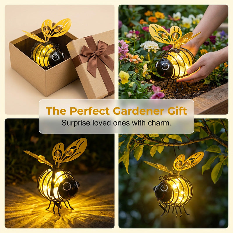 🌙🍃🪴 LIMITED-TIME 50% OFF! Hanging Solar Bee Light – Warm Amber Glow, Flicker-Free, Perfect for Garden Parties, Camping, or Kids' Rooms – Spread Joy Day and Night 🌞🌜