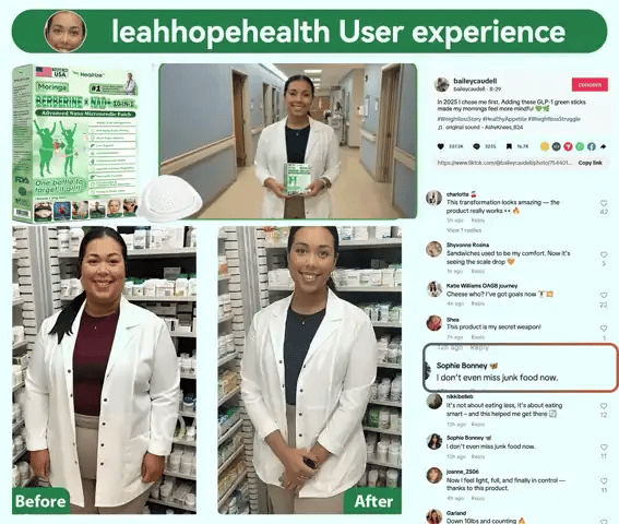 🔥Official Store| 🧑‍⚕️Healrize® Moringa × Berberine × AMPK 8-Benefit Slimming & Metabolic Nano Microneedle Patch 🇺🇸 Just once a day · Visible changes in 7 days ✅ For obesity, loose skin, diabetes, sleep apnea, joint issues, and more🔥